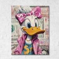 Картина на полотні Дейзі Дак 50x65 см Brushme FNK0122021