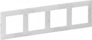 Рамка четырехместная Legrand Life универсальная эл грей 754124