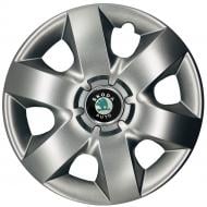 Ковпак для коліс SKS Skoda 310 104302 R15" 4 шт. срібний