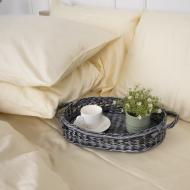 Наволочка Satin Premium 0840 Ivory 50x50 см молочный MirSon