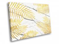 Картина Золотые пальмовые листья 80x60 см WallArt 54456-1.3