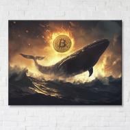 Постер Сила біткоїна 75x100 см Brushme FNK0122032
