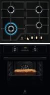 Комплект встраиваемой техники Electrolux духовой шкаф EOF3H50BK + газовая варочная панель KGS6436RK Комплект встраиваемой техники Electrolux духовой шкаф EOF3H50BK + газовая варочная панель KGS6436RK