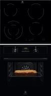 Комплект встраиваемой техники Electrolux духовой шкаф EOF3H50BK + электрическая варочная поверхность EHF6241FOK Комплект встраиваемой техники Electrolux духовой шкаф EOF3H50BK + электрическая варочная поверхность EHF6241FOK