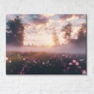 Картина на полотні Квіткова галявина 4 100x75 см Brushme FNK0122033