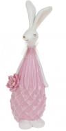 Декорація BonaDi Зайчик з квіткою рожевий