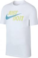 Футболка Nike M NSW TEE JUST DO IT SWOOSH AR5006-104 р.2XL белый