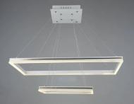 Люстра подвесная Valeso LED Stream YH549/2 72W L800xW400xH700/4320lm/3000-6500K/металл/акрил/белый 72 Вт LED-модуль 35991