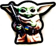 Шеврон-патч АРТ ІДЕЯ Master Yoda кольоровий 6 х4,7 см