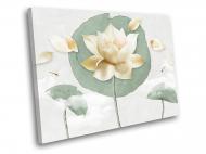 Картина Золотой лотос 3Д 80x60 см WallArt 54458-1.3