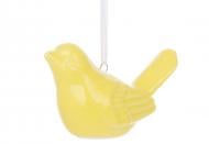 Подсвечник BonaDi Подвесной фарфоровый Птичка 8х4х5 цвет - желтый