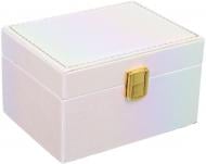 Сундук для украшений Хамелеон 16х12х9 см светлый