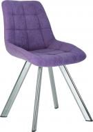 Стул обеденный Nowy Styl NICOLE 4L CHROME (BOX-1) SQR SORO-65 фиолетовый / хром