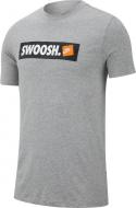 Футболка Nike M NSW TEE SWOOSH BMPR STKR AR5027-063 р.XL серый