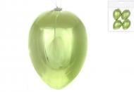 Декорація великодня BonaDi Набір 4шт декоративних яєць 6см колір зелений