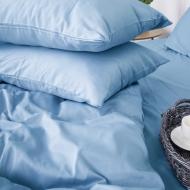 Наволочка Satin Premium 0845 Blue Wave 40x40 см бирюзовый MirSon