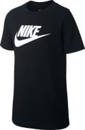 Футболка Nike B NSW TEE FUTURA ICON TD AR5252-010 р.XS черный