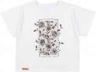 Футболка для девочек Bembi ФБ987 р.110 белый 24987521040.100