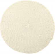 Коврик для сервировки Eurogold круглый 38 см белый полипропилен Коврик для сервировки Eurogold круглый 38 см белый полипропилен