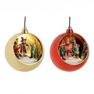 Іграшка на ялинку Edelman "Пардус і Пардайн", золотисто-червоні, полімерна смола Іграшка на ялинку Edelman "Пардус і Пардайн", золотисто-червоні, полімерна смола