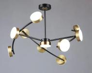 Люстра Valeso LED Orion N6340/10 BK+COP 70W/4200lm/ 3000K/4000K/6500Kметалл/черный 70 Вт LED-модуль 43622