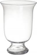 Ваза стеклянная Wrzesniak Glassworks на ножке 17,5х25 см 25 см прозрачная