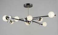 Люстра Valeso LED Orion N6189/8 d790xH260/48W/2880lm/3000-6500K/металл/коричневый 96 Вт LED-модуль 43426