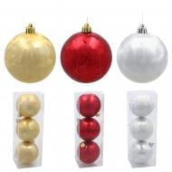 Набор елочных шаров Chomik GIF3870 d 80 мм 8 см 3 шт./уп.