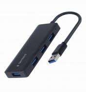 USB-хаб Gembird UHB-U3P4-03, на 4 порти USB 3.1, пластик