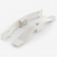 Затискач кабельний UP! (Underprice) на 10 проводів 168 мм 10 шт. білий NX850020