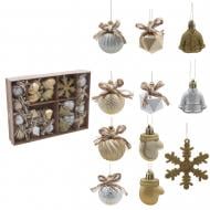 Елочный набор Chomik микс серебро/шампань d 5 мм 5 см 24 шт./уп.