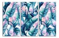 Картина модульная Пестрые пальмовые листья 90x60 см WallArt 54463-3.1