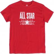 Футболка Converse 10018421-610 р.S красный