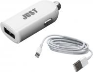 Автомобильное зарядное устройство JUST Me2 USB Car Charger CCHRGR-M2LGHT-WHT