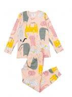Пижама для девочек Luna Kids Котики р.152-158 персиковый 0192