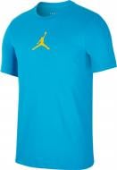 Футболка Jordan M J JUMPMAN DFCT SS CREW BQ6740-446 р.XL блакитний