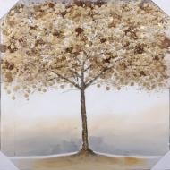 Картина Дерево золоте 80x80 см