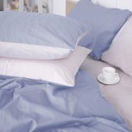 Наволочка Satin Premium 0843+0840 Joseph 50x50 см кремовый/голубой MirSon