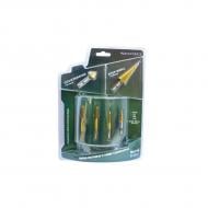 Набор метчиков и сверл ступенчатых Rock FORCE 6 шт. RF-44731