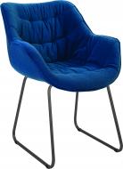 Стул обеденный Nowy Styl VENSAN CFS ANTR GD05 антрацит/синий