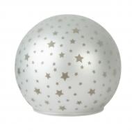 Фонарь новогодний LED 12x11 см белый