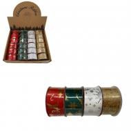 Лента Chomik 2,5 см 2,7 м красный / зеленый / золотой / серебряный