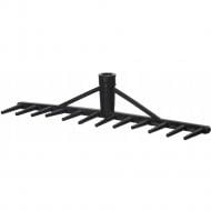 Грабли зубчатые RAMP универсальные, 12 зубцов, без древка