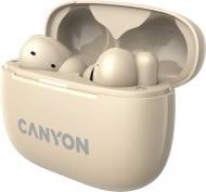 Наушники Canyon OnGo TWS-10 ANC ENC beige (CNS-TWS10BG)