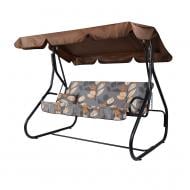 Гойдалка Vitan Бакарді 1710х2110х1470 мм Листя на сірому