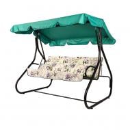 Качели Vitan Бакарди 1710х2110х1470 мм Голубые цветы на белом Качели Vitan Бакарди 1710х2110х1470 мм Голубые цветы на белом