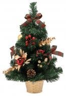 Искусственная елка 50 см ANT2347 красно-золотой Тайм Еко