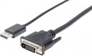 Кабель Manhattan DVI – DisplayPort 3 м чорний (152136)