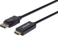 Кабель Manhattan HDMI – DisplayPort 1 м чорний (153195)