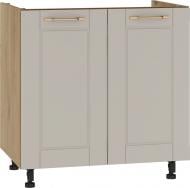 Тумба нижняя под мойку Нм 80/82/52 МС Амели кашемир/дуб кремона торро Грейд